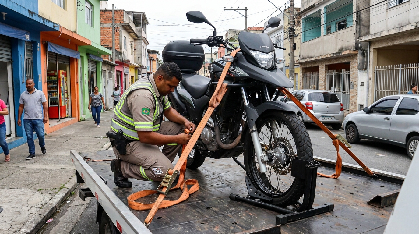Guincho para Moto em Bauru‑SP